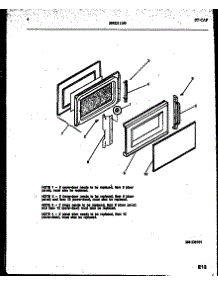 03 - Door Parts parts for Frigidaire Microwave 56-2251-10-01 from AppliancePartsPros.com