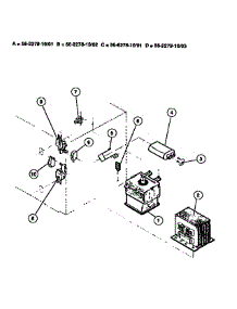 05 - Magnetron parts for Frigidaire Microwave 56-2278-10-02 from AppliancePartsPros.com