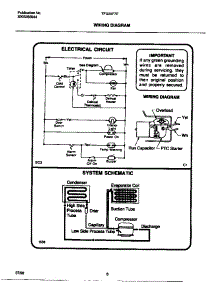05 - Wiring Diagram parts for Frigidaire Freezer TFU20F7EW1 from AppliancePartsPros.com