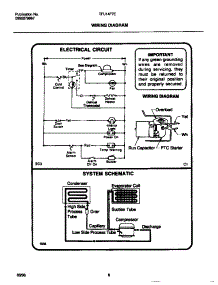05 - Wiring Diagram parts for Frigidaire Freezer TFU14F7EW0 from AppliancePartsPros.com
