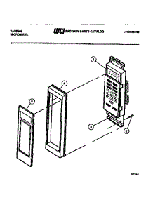 02 - Control Panel parts for Frigidaire Microwave 56-2258-10-01 from AppliancePartsPros.com