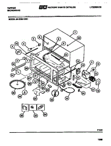 04 - Wrapper / Body parts for Frigidaire Microwave 56-2258-10-01 from AppliancePartsPros.com
