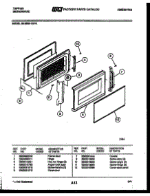 03 - Door Parts parts for Frigidaire Microwave 56-2690-10-16 from AppliancePartsPros.com