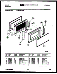 03 - Door Parts parts for Frigidaire Microwave 56-2997-10-01 from AppliancePartsPros.com