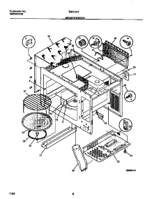 05 - Wrapper / Body parts for Frigidaire Microwave TMS134T1G2 from AppliancePartsPros.com