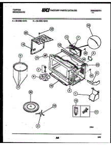 05 - Wrapper And Body Parts parts for Frigidaire Microwave 56-2280-10-16 from AppliancePartsPros.com