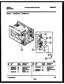 05 - Latch Board And Leadwire Assembly parts for Frigidaire Microwave TMS084T1B1 from AppliancePartsPros.com