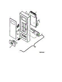 02 - Control Panel parts for Frigidaire Microwave TMT118U1B0 from AppliancePartsPros.com