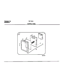 02 - Control Panel parts for Frigidaire Microwave TMT116U1B0 from AppliancePartsPros.com