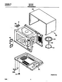 05 - Wrapper / Body parts for Frigidaire Microwave TMT127E1B0 from AppliancePartsPros.com