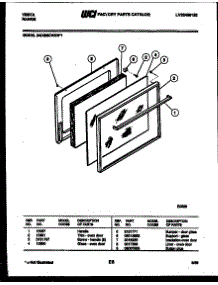 03 - Door Parts parts for Frigidaire Range 24CGMCWBN1 from AppliancePartsPros.com