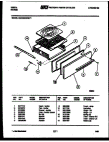 06 - Broiler Drawer Parts parts for Frigidaire Range 24CGMCWBN1 from AppliancePartsPros.com