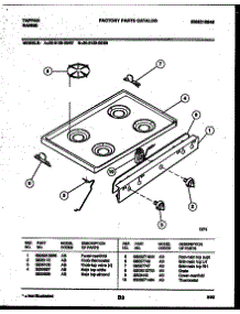 03 - Cooktop Parts parts for Frigidaire Range 30-2139-23-07 from AppliancePartsPros.com
