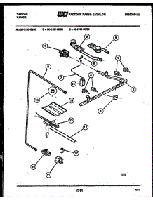 Burner, Manifold And Gas Control parts for Frigidaire Range 30-2139-23-05 from AppliancePartsPros.com
