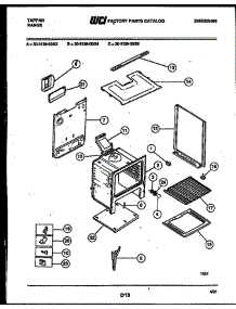 Body parts for Frigidaire Range 30-2139-23-05 from AppliancePartsPros.com