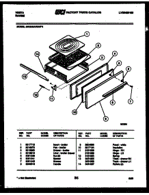 06 - Broiler Drawer Parts parts for Frigidaire Range 24KGMAWAN4 from AppliancePartsPros.com