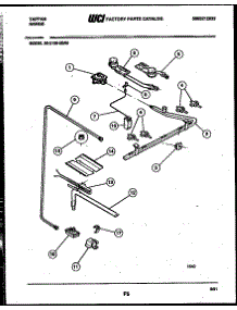 06 - Burner, Manifold And Gas Control parts for Frigidaire Range 30-2139-00-06 from AppliancePartsPros.com