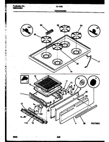 05 - Cooktop And Broiler Drawer Parts parts for Frigidaire Range 30-1049-23-10 from AppliancePartsPros.com