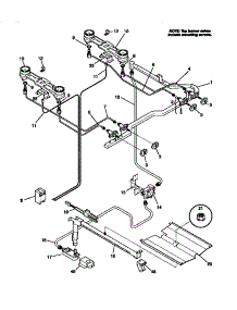 03 - Burner parts for Frigidaire Range 30-2242-00-04 from AppliancePartsPros.com