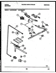 06 - Burner, Manifold And Gas Control parts for Frigidaire Range 30-2249-00-06 from AppliancePartsPros.com