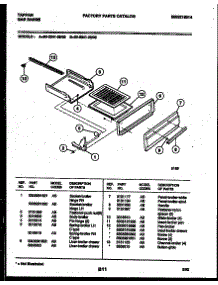 04 - Broiler Drawer Parts parts for Frigidaire Range 30-2241-23-03 from AppliancePartsPros.com
