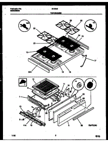 05 - Cooktop And Broiler Drawer Parts parts for Frigidaire Range 30-2242-00-03 from AppliancePartsPros.com