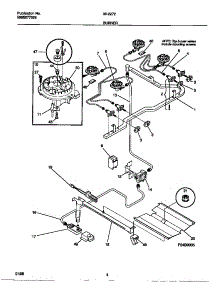 03 - Burner parts for Frigidaire Range 30-2272-00-05 from AppliancePartsPros.com