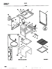 04 - Body parts for Frigidaire Range 30-2251-23-11 from AppliancePartsPros.com