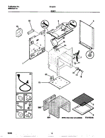 04 - Body parts for Frigidaire Range 30-2272-00-06 from AppliancePartsPros.com