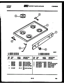 03 - Cooktop Parts parts for Frigidaire Range 30-2757-66-05 from AppliancePartsPros.com