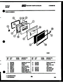 05 - Door Parts parts for Frigidaire Range 30-2528-00-05 from AppliancePartsPros.com