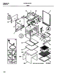 04 - Body parts for Frigidaire Range 30-2761-00-06 from AppliancePartsPros.com