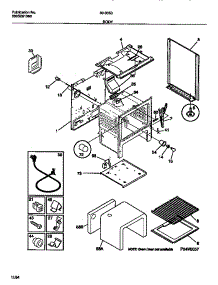 04 - Body parts for Frigidaire Range 30-3053-23-02 from AppliancePartsPros.com