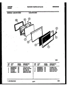 07 - Door Parts parts for Frigidaire Range 30-2761-00-03 from AppliancePartsPros.com
