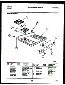 03 - Cooktop Parts parts for Frigidaire Range 30-3352-00-01 from AppliancePartsPros.com