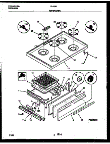 05 - Cooktop And Broiler Drawer Parts parts for Frigidaire Range 30-1049-00-11 from AppliancePartsPros.com