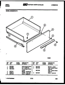 03 - Drawer Parts parts for Frigidaire Range 24DEMBWAD4 from AppliancePartsPros.com