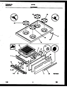 05 - Cooktop And Broiler Drawer Parts parts for Frigidaire Range 30-2132-00-02 from AppliancePartsPros.com