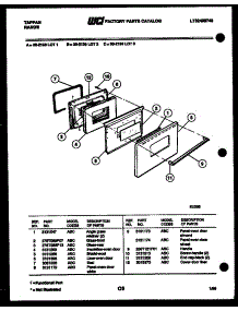 04 - Door Parts parts for Frigidaire Range 30-2138-66-01 from AppliancePartsPros.com