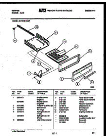 04 - Broiler Drawer Parts parts for Frigidaire Range 30-1049-23-04 from AppliancePartsPros.com