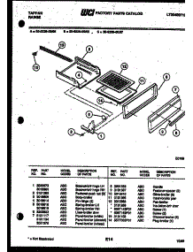 05 - Broiler Drawer Parts parts for Frigidaire Range 30-2238-00-06 from AppliancePartsPros.com