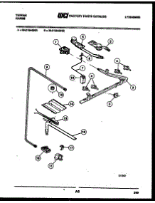 06 - Burner, Manifold And Gas Control parts for Frigidaire Range 30-2139-00-01 from AppliancePartsPros.com