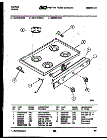 03 - Cooktop Parts parts for Frigidaire Range 30-2139-00-03 from AppliancePartsPros.com