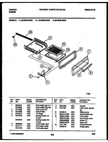 04 - Broiler Drawer Parts parts for Frigidaire Range 30-2239-00-06 from AppliancePartsPros.com