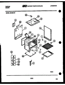 07 - Body Parts parts for Frigidaire Range 30-2528-23-05 from AppliancePartsPros.com