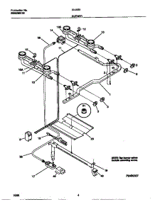 03 - Burner parts for Frigidaire Range 30-2251-00-11 from AppliancePartsPros.com