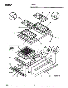05 - Top / Drawer parts for Frigidaire Range 30-2251-00-11 from AppliancePartsPros.com