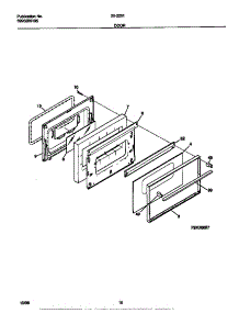 06 - Door parts for Frigidaire Range 30-2251-00-11 from AppliancePartsPros.com