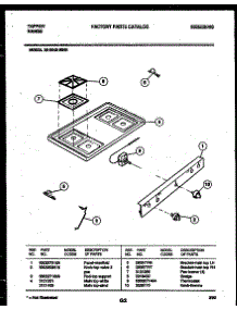 03 - Cooktop Parts parts for Frigidaire Range 30-2542-23-01 from AppliancePartsPros.com