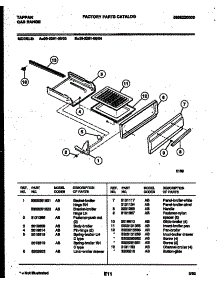 04 - Broiler Drawer Parts parts for Frigidaire Range 30-2251-00-04 from AppliancePartsPros.com